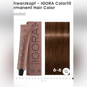 3 tubes of Schwarzkopf Color 10 Permanent Hair Cream